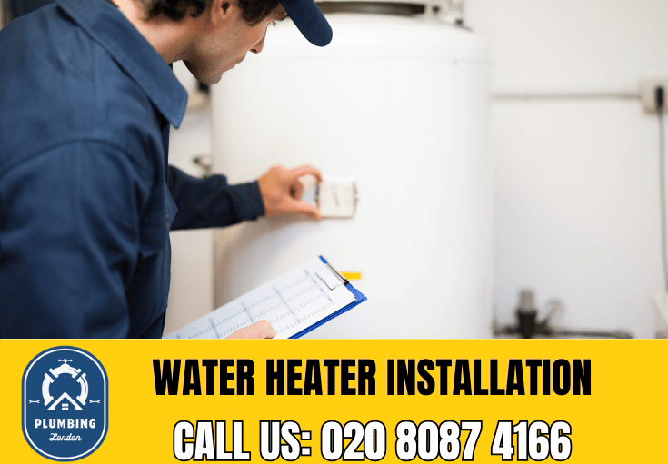 water heater installation Clapton